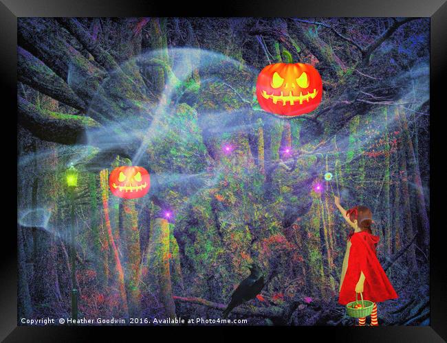 Halloween Magic. Framed Print by Heather Goodwin