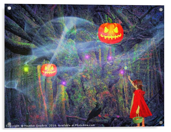 Halloween Magic. Acrylic by Heather Goodwin
