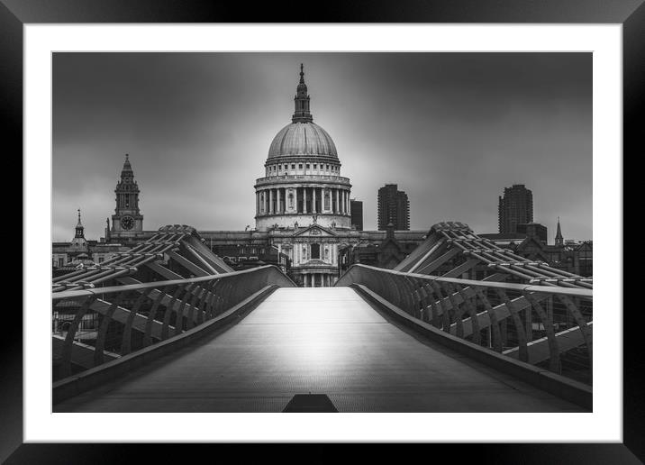 St Paul's Cathedral  Framed Mounted Print by Mark Harrop