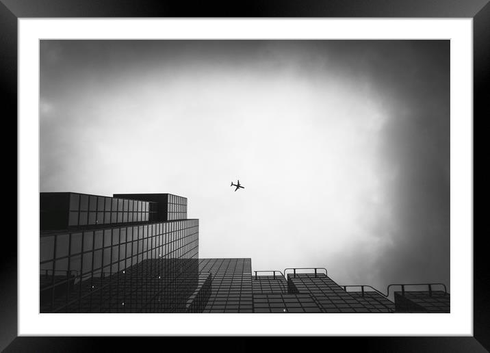 Building and aircraft Framed Mounted Print by Mark Harrop