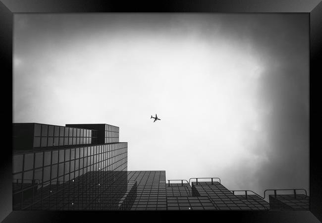 Building and aircraft Framed Print by Mark Harrop