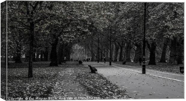Hyde Park Canvas Print by Zac Magner