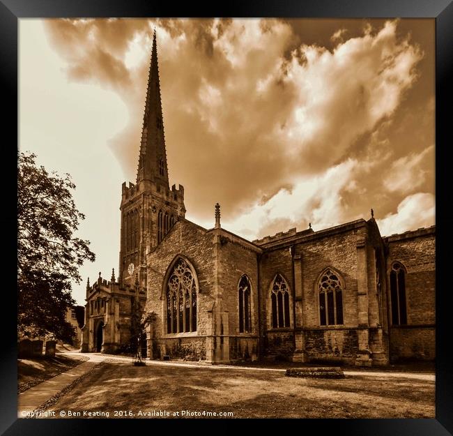 Oundle Church Framed Print by Ben Keating