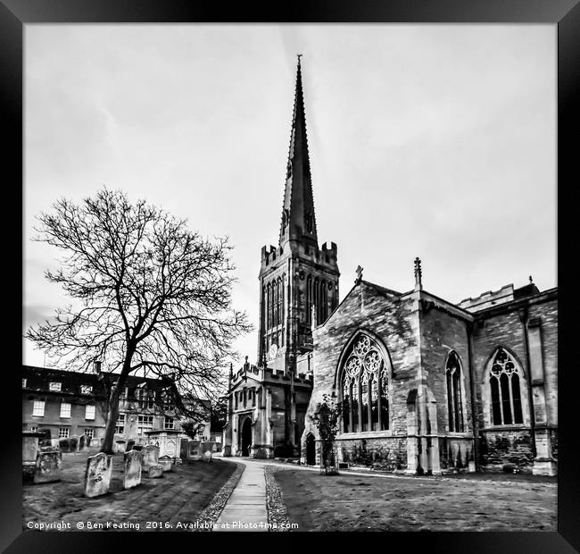 Oundle Church Framed Print by Ben Keating