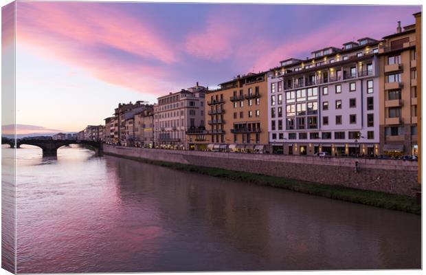 Evening in Florence Canvas Print by Ranko Dokmanovic