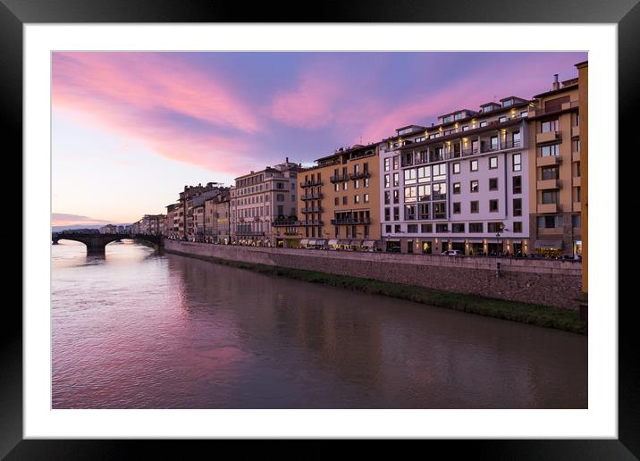 Evening in Florence Framed Mounted Print by Ranko Dokmanovic