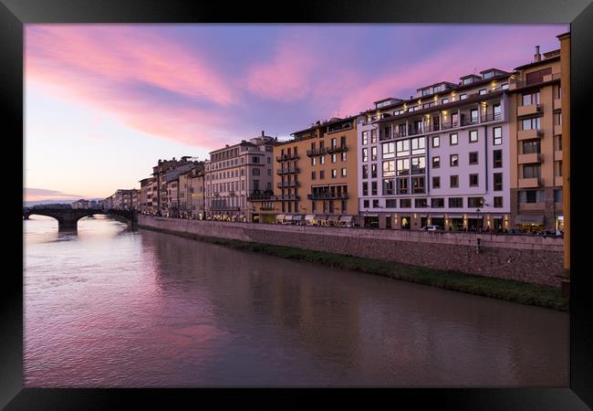 Evening in Florence Framed Print by Ranko Dokmanovic