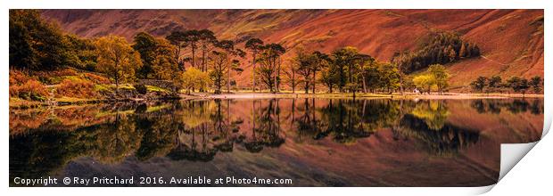 Buttermere Panorama  Print by Ray Pritchard