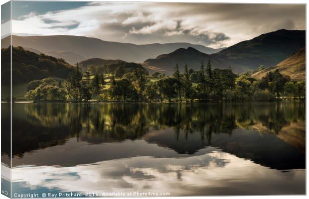 Ullswater Reflections Canvas Print by Ray Pritchard