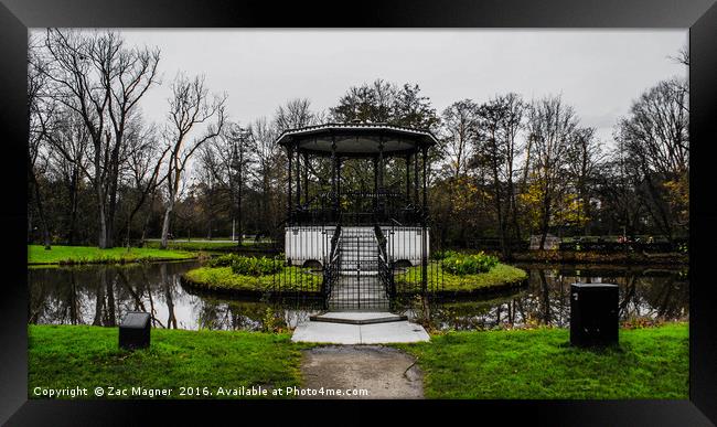 Band Stand Framed Print by Zac Magner