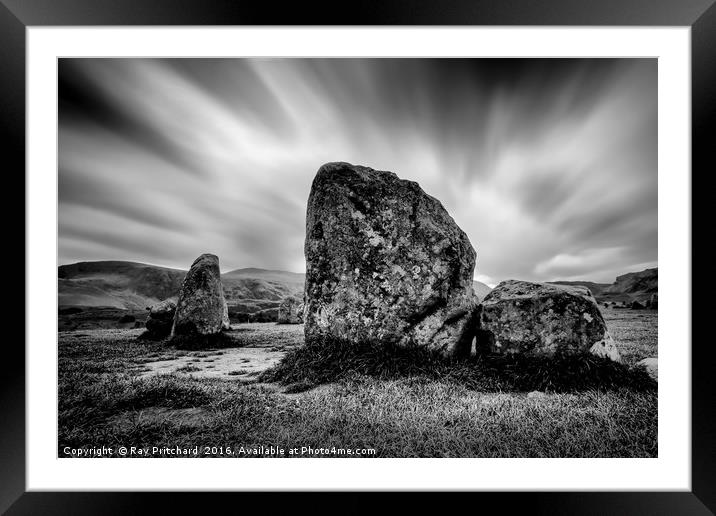 Stones at Castlerigg  Framed Mounted Print by Ray Pritchard