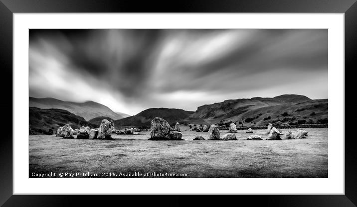 Castlerigg Framed Mounted Print by Ray Pritchard