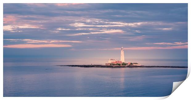 The Calm of St. Mary's Print by Naylor's Photography