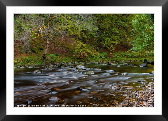 Ravens Rock long exposure Framed Mounted Print by Tom Dolezal