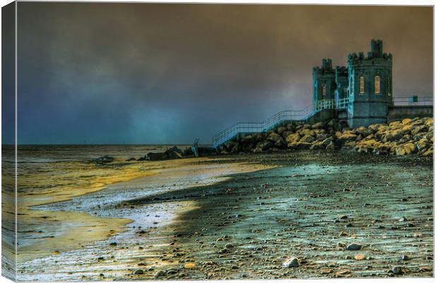 Withernsea at Night Canvas Print by Martin Parkinson