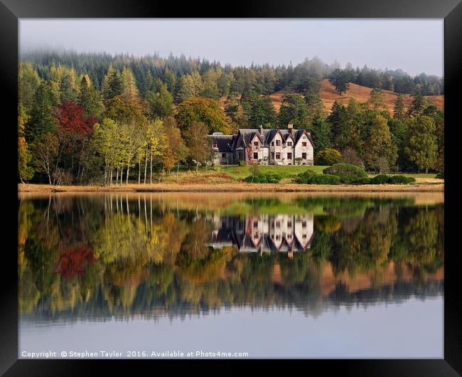 Forest Lodge Framed Print by Stephen Taylor