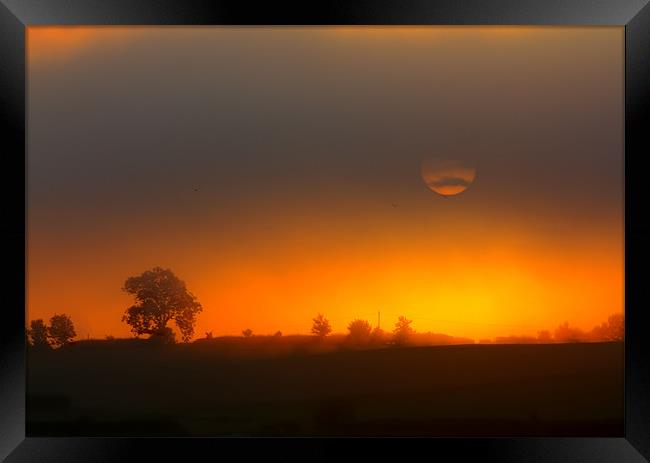 Misty Sunrise Framed Print by Gavin Liddle