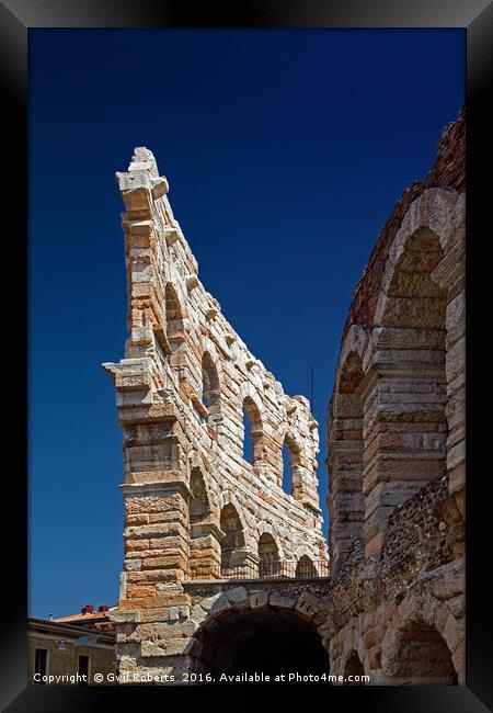 Arena di Verona Italy Framed Print by Gwil Roberts