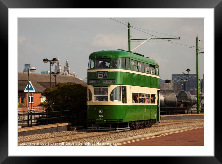Liverpool Baby Grand Tram 245  Framed Mounted Print by David Chennell