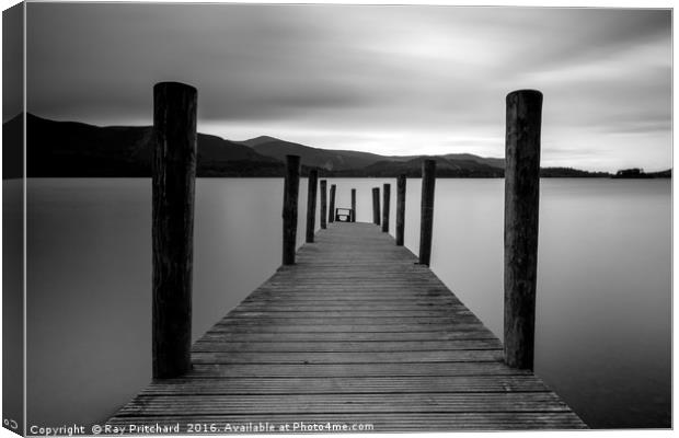 Ashness Jetty Canvas Print by Ray Pritchard