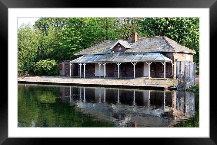The Old Boat House Framed Mounted Print by Peter Elliott 