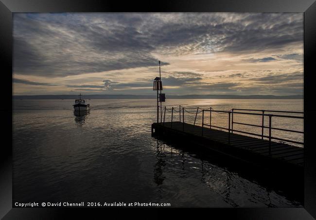 Towards The Jetty Framed Print by David Chennell