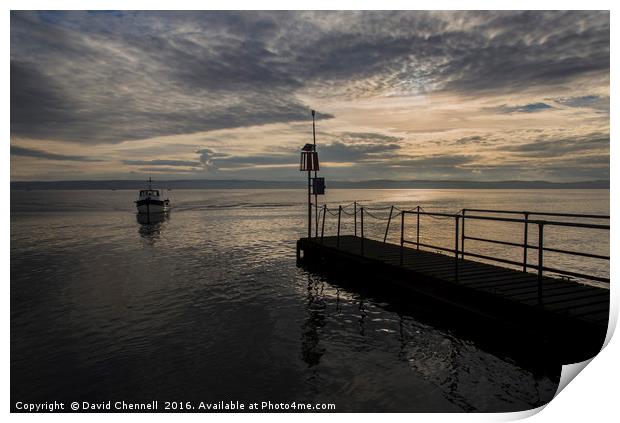 Towards The Jetty Print by David Chennell