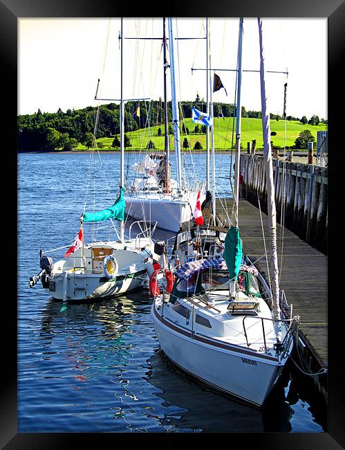 A Quiet Berth Framed Print by Mark Sellers