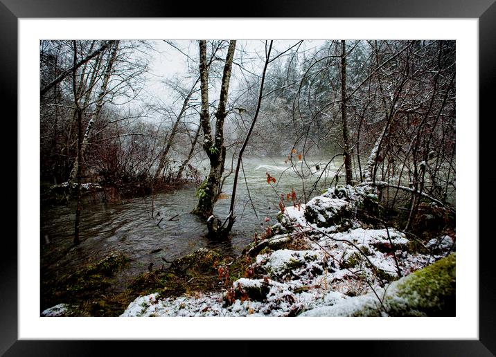 Overflow Framed Mounted Print by Belinda Greb