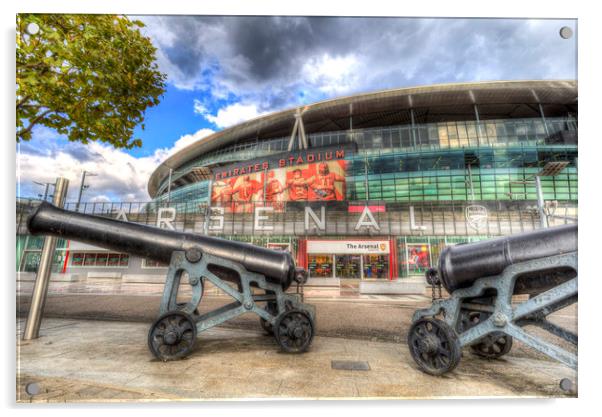Emirates Stadium London Acrylic by David Pyatt