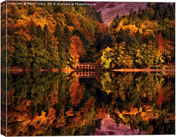 A Majestic Autumnal Afternoon at Derwent Reservoir Canvas Print by K7 Photography
