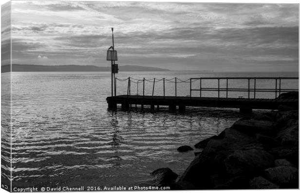 West Kirby Jetty Canvas Print by David Chennell