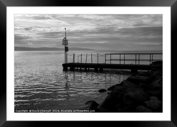 West Kirby Jetty Framed Mounted Print by David Chennell