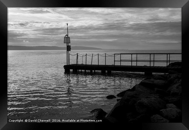 West Kirby Jetty Framed Print by David Chennell