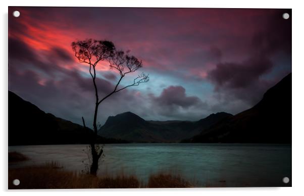 Buttermere Dawn Acrylic by Paul Andrews