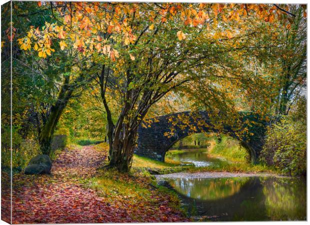 Neath Canal Canvas Print by Purple OneTwoEight
