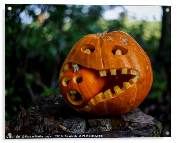 Cannibal Pumpkincaust Acrylic by Fraser Hetherington