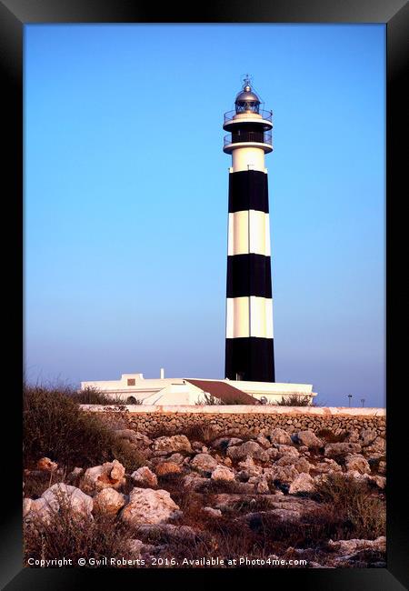Lighthouse Framed Print by Gwil Roberts