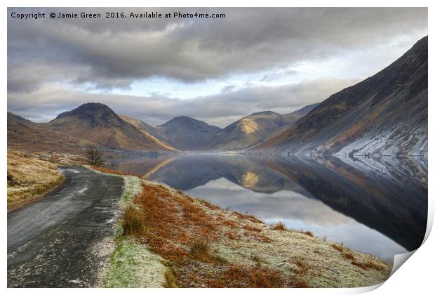 Wastwater Reflections Print by Jamie Green