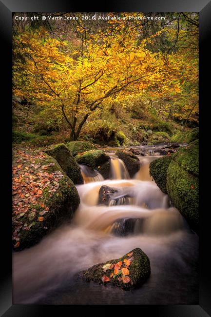 Wyming Brook's Breathtaking Autumnal Scene Framed Print by K7 Photography