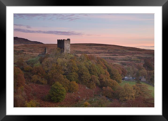 Dolwyddelan castle Framed Mounted Print by Rory Trappe