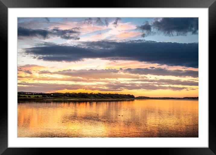 Golden Sunset at the Bay Framed Mounted Print by Naylor's Photography