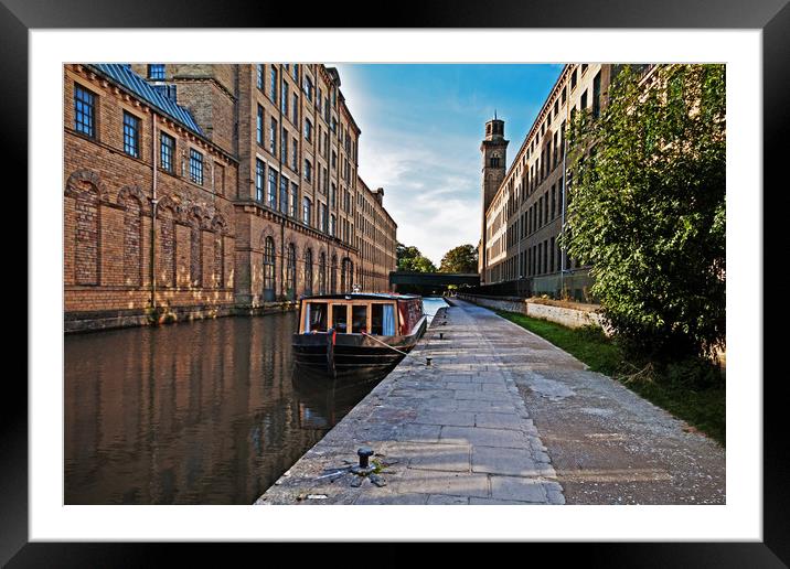 Historic Saltaire Framed Mounted Print by David McCulloch