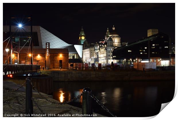 Liverpool in glory Print by Nick Whitehead