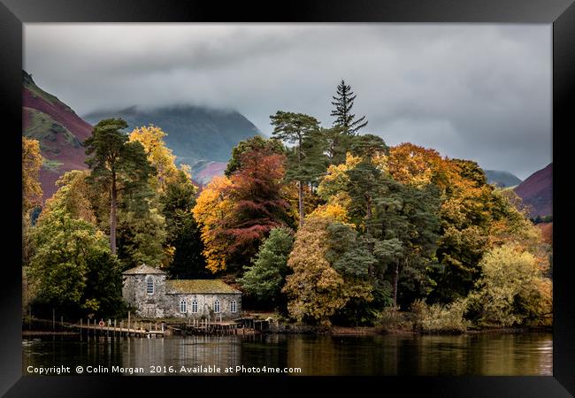 Derwent Isle in the Autumn Framed Print by Colin Morgan