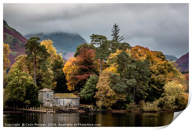 Derwent Isle in the Autumn Print by Colin Morgan