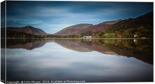 Grasmere Reflections Canvas Print by Colin Morgan