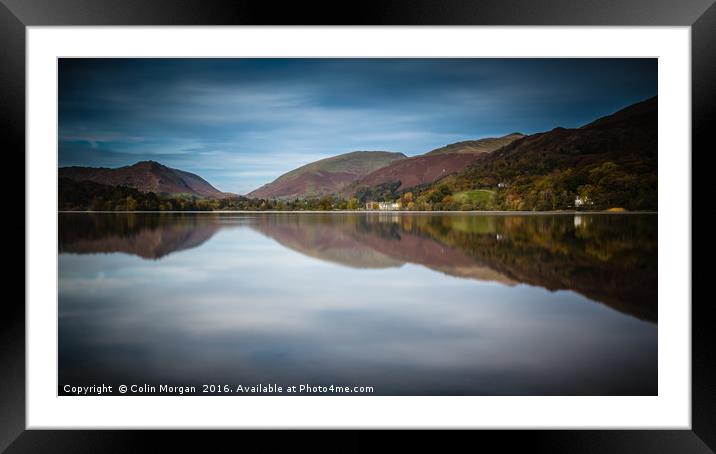 Grasmere Reflections Framed Mounted Print by Colin Morgan
