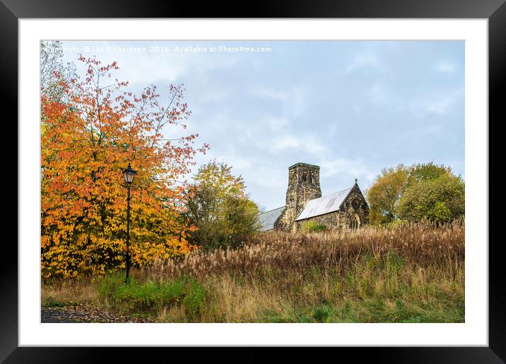 St Pauls Autumn day Framed Mounted Print by Ian Richardson