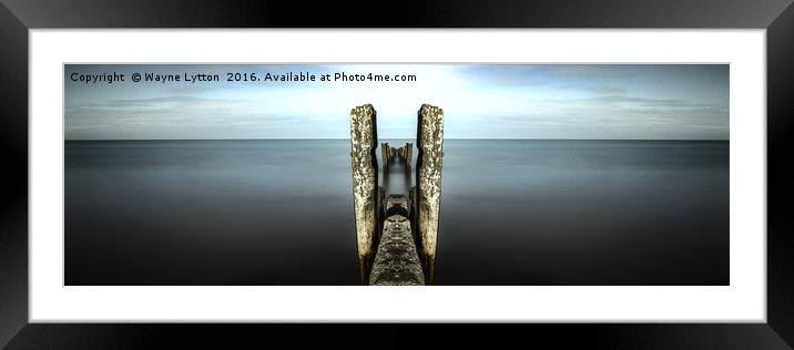 Invisible Viking (minnis bay) colour Framed Mounted Print by Wayne Lytton